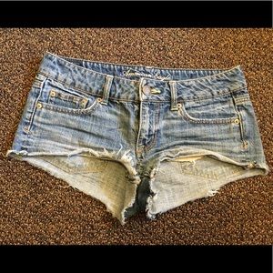 Jean cut off shorts